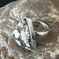 Men's & Women's Wild Horse Turquoise Ring | Navajo Sterling Silver | Sz 8 | 17352