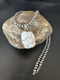 Navajo Wild Horse Necklace Pendant | Sterling Silver | Authentic Native American Handmade | 15737