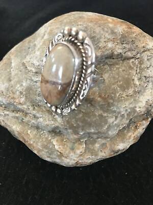 Women's Navajo Wild Horse Turquoise Ring | Sterling Silver | Sz 6 | Authentic Native American Handmade | 17153