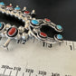 Navajo Shadowbox Coral Kingman Turquoise Squash Blossom Necklace | Sterling Silver | 17" | 16112