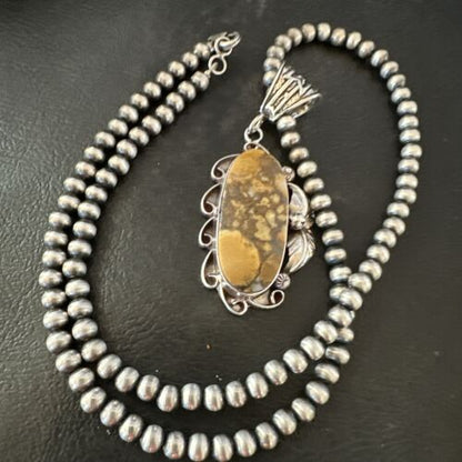 Navajo Wild Horse Necklace Pendant | Sterling Silver | Authentic Native American Handmade | 16988