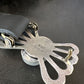 Men's White Buffalo Turquoise Concho Belt | Sterling Silver Navajo Tufa | Authentic Native American Handmade | 16683