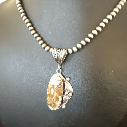 Navajo Wild Horse Necklace Pendant | Sterling Silver | Authentic Native American Handmade | 16990