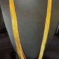 Navajo Gold Filled Heishi Tubes | 30 Strand Liquid Sterling Silver Necklace 29" | 17394