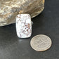 Women's Wild Horse Turquoise Ring | Navajo Sterling Silver | Sz 8 Adjustable | Authentic Native American Handmade | 15557