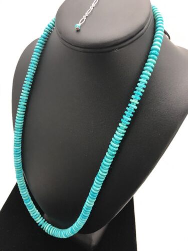 Ultra Rare Sleeping Beauty Turquoise Pendant Necklace & Earrings | Sterling Silver | 20" | 3053