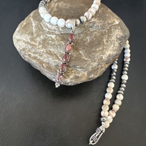 Navajo Wild Horse Necklace Pendant | Sterling Silver | Authentic Native American Handmade | 15813
