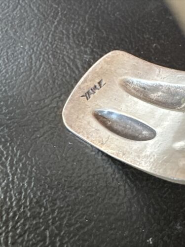 Native American Sterling Silver Navajo Stamped Cuff Bracelet | Authentic Handmade | 15985