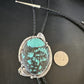 Men's Blue Spiderweb Turquoise Bolo Tie | Navajo Sterling Silver | Authentic Native American Handmade | 15009