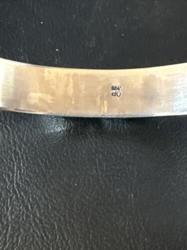 Blue Kingman Turquoise 3 Stone Cuff Bracelet | Navajo Sterling Silver | Authentic Native American Handmade | 15045