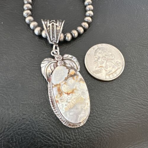 Navajo Wild Horse Necklace Pendant | Sterling Silver | Authentic Native American Handmade | 16942