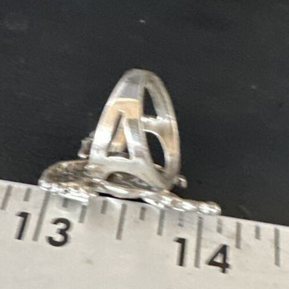 Navajo Pinky Horse Ring | Sterling Silver | Sz 4.5 | Authentic Native American Handmade | 15385