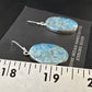 Blue Denim Lapis Dangle Earrings | Sterling Silver | 1" | 15795