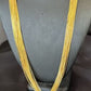 Navajo Gold Filled Heishi Tubes | 30 Strand Liquid Sterling Silver Necklace 29" | 17394