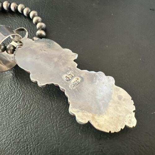 Navajo Pearls Pendant | Sterling Silver | White Buffalo Turquoise & Sugilite | Multi-Stone | 16872