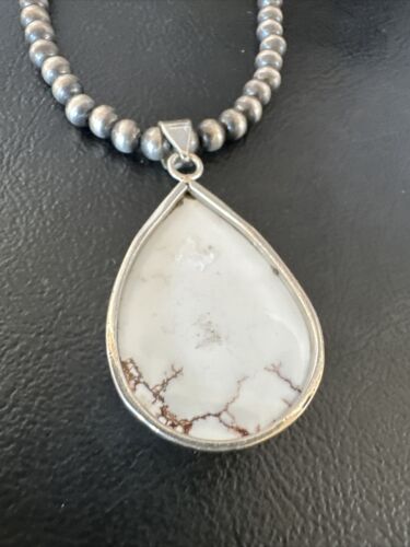Navajo Wild Horse Necklace Pendant | Sterling Silver | Authentic Native American Handmade | 15732