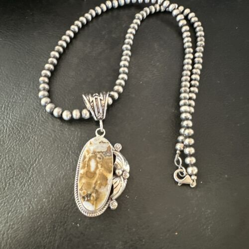 Navajo Wild Horse Necklace Pendant | Sterling Silver | Authentic Native American Handmade | 16990