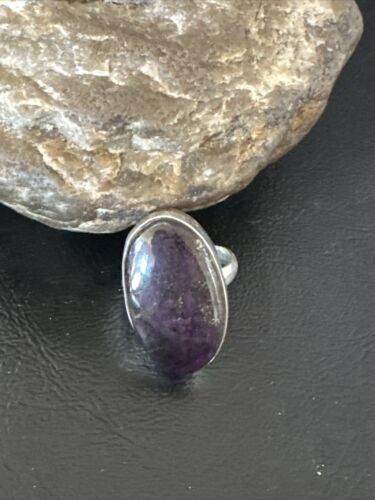 Women's Southwestern Sterling Silver Purple Sugilite Ring | Sz 8 | 17239