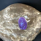 Adjustable Sterling Silver Purple Mojave Turquoise Ring | Sz 10 | 15613