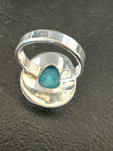 Sterling Silver Blue Kingman Turquoise Ring | Sz 7 | 17596