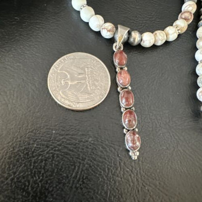 Navajo Wild Horse Necklace Pendant | Sterling Silver | Authentic Native American Handmade | 15813