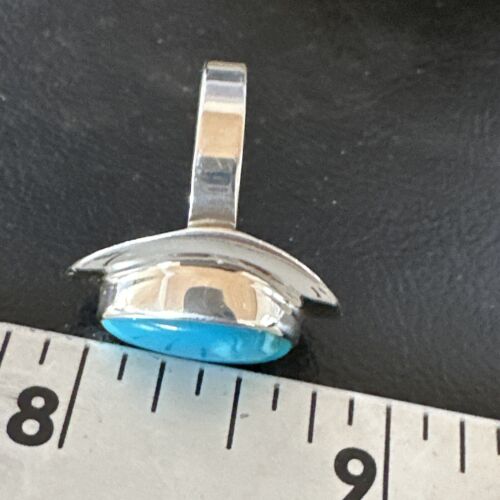 Navajo Blue Kingman Turquoise Ring | Sterling Silver | Sz 7 | Authentic Native American Handmade | 16590