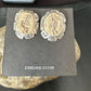 Navajo Kokopelli Dangle Earrings Set | Sterling Silver | Authentic Native American Handmade | 15142