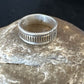Navajo Men's Wedding Band | Stamped 14K Gold Sterling Silver Ring | Sz 9.5 | Authentic Native American Handmade | 15461