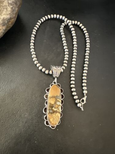 Navajo Wild Horse Necklace Pendant | Sterling Silver | Authentic Native American Handmade | 16987
