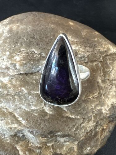 Southwestern Women's Sterling Silver Purple Sugilite Ring | Sz 8 | 17238