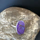 Adjustable Sterling Silver Purple Mojave Turquoise Ring | Sz 10 | 15612