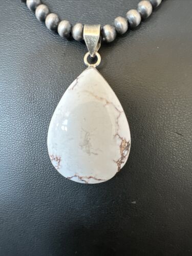 Navajo Wild Horse Necklace Pendant | Sterling Silver | Authentic Native American Handmade | 15732
