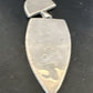 Navajo Sterling Silver Pendant with Black Onyx Inlay | Authentic Native American Handmade | 3" | 15174