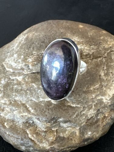 Women's Southwestern Sterling Silver Purple Sugilite Ring | Sz 8 | 17239