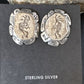 Navajo Kokopelli Dangle Earrings Set | Sterling Silver | Authentic Native American Handmade | 15142