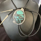 Men's Blue Spiderweb Turquoise Bolo Tie | Navajo Sterling Silver | Authentic Native American Handmade | 15009