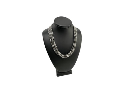 5mm Sterling Silver Navajo Pearls | Authentic Native American Handmade Necklace | Length 14"-96"