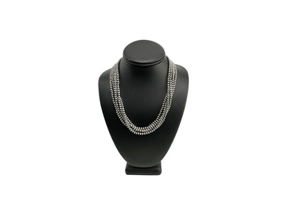 5mm Sterling Silver Navajo Pearls | Authentic Native American Handmade Necklace | Length 14"-96"
