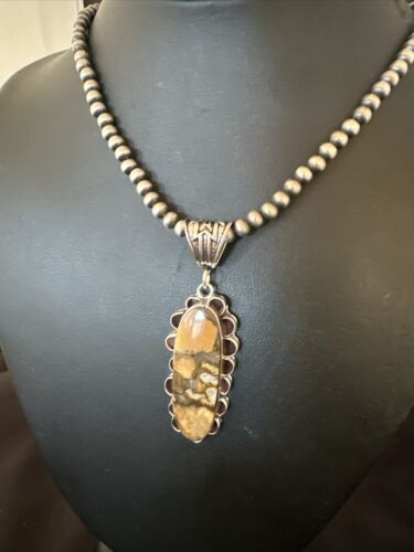 Navajo Wild Horse Necklace Pendant | Sterling Silver | Authentic Native American Handmade | 16987