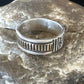Navajo Men's Wedding Band | Stamped 14K Gold Sterling Silver Ring | Sz 9.5 | Authentic Native American Handmade | 15461