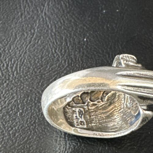 Men's Horsehead Ring | Navajo Sterling Silver | Sz 7 | Authentic Native American Handmade | 15383