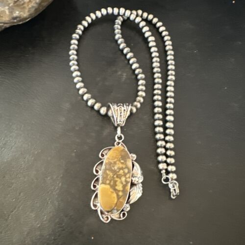 Navajo Wild Horse Necklace Pendant | Sterling Silver | Authentic Native American Handmade | 16988