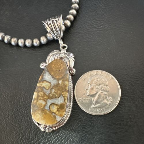 Navajo Wild Horse Necklace Pendant | Sterling Silver | Authentic Native American Handmade | 16983