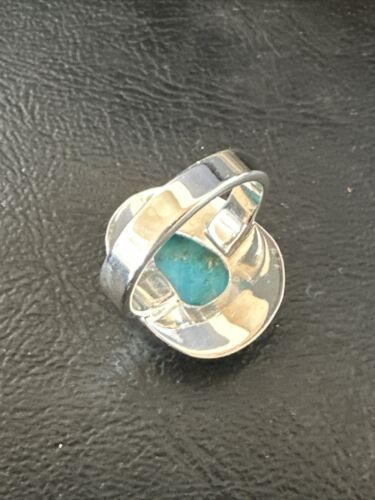 Sterling Silver Blue Kingman Turquoise Ring | Sz 7 | 17594 - Masha USA