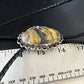 Men's Yellow Bumblebee Jasper Bolo Tie | Navajo Sterling Silver | Authentic Native American Handmade | 15013