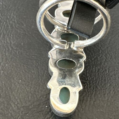 Navajo Blue Larimar Multi-Stone Ring | Authentic Native American Sterling Silver | Multi-Stone | Sz 8.5 | 15969