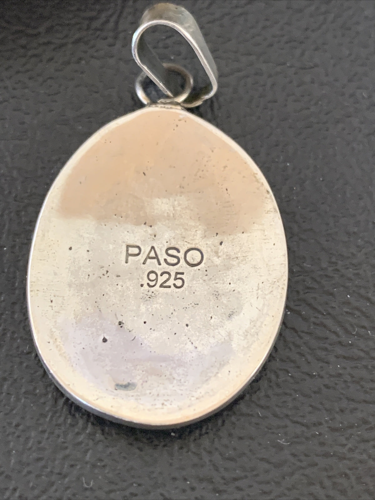 Kokopelli Hopi Gold Southwestern Sterling Silver Pendant 01396