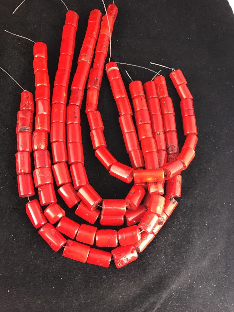 Handmade Strand Rare Coral Beads 16 Inch Barrel 10056