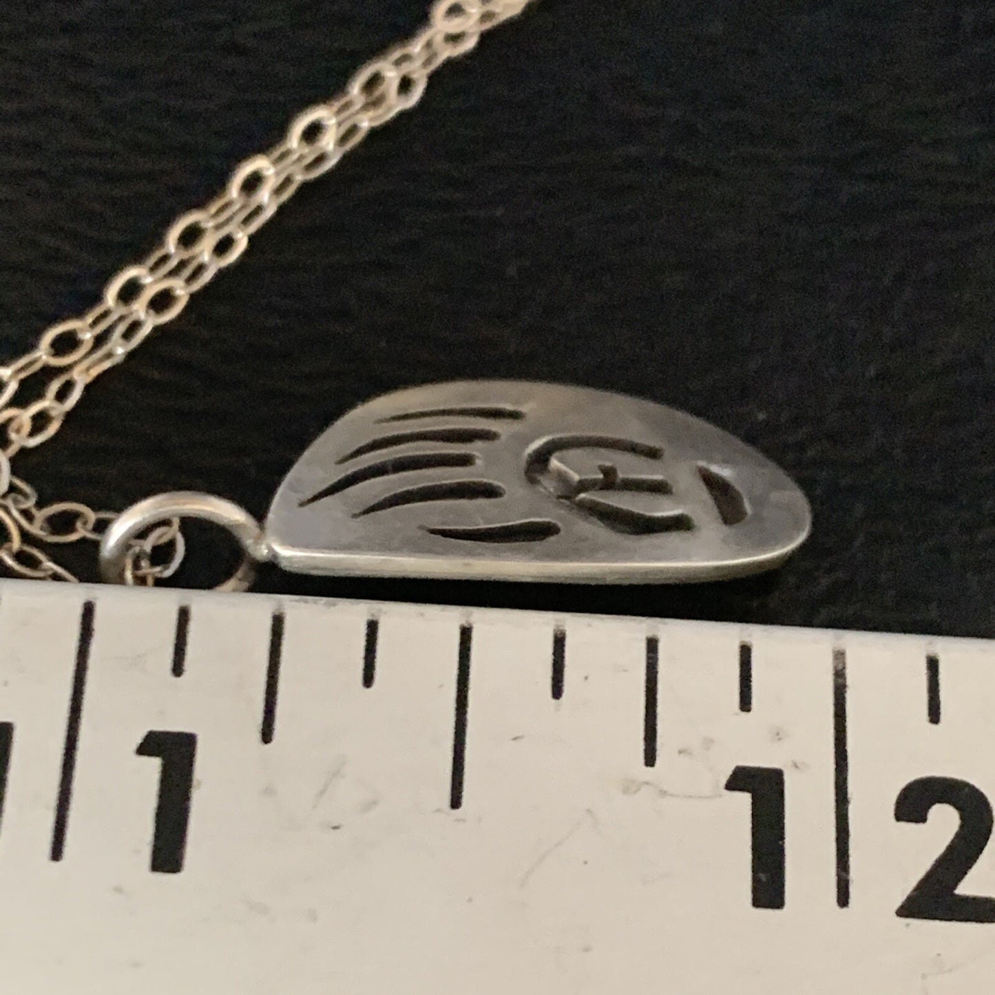 BearPaw Pendant Navajo Sterling Silver Chain Necklace 16" 13691