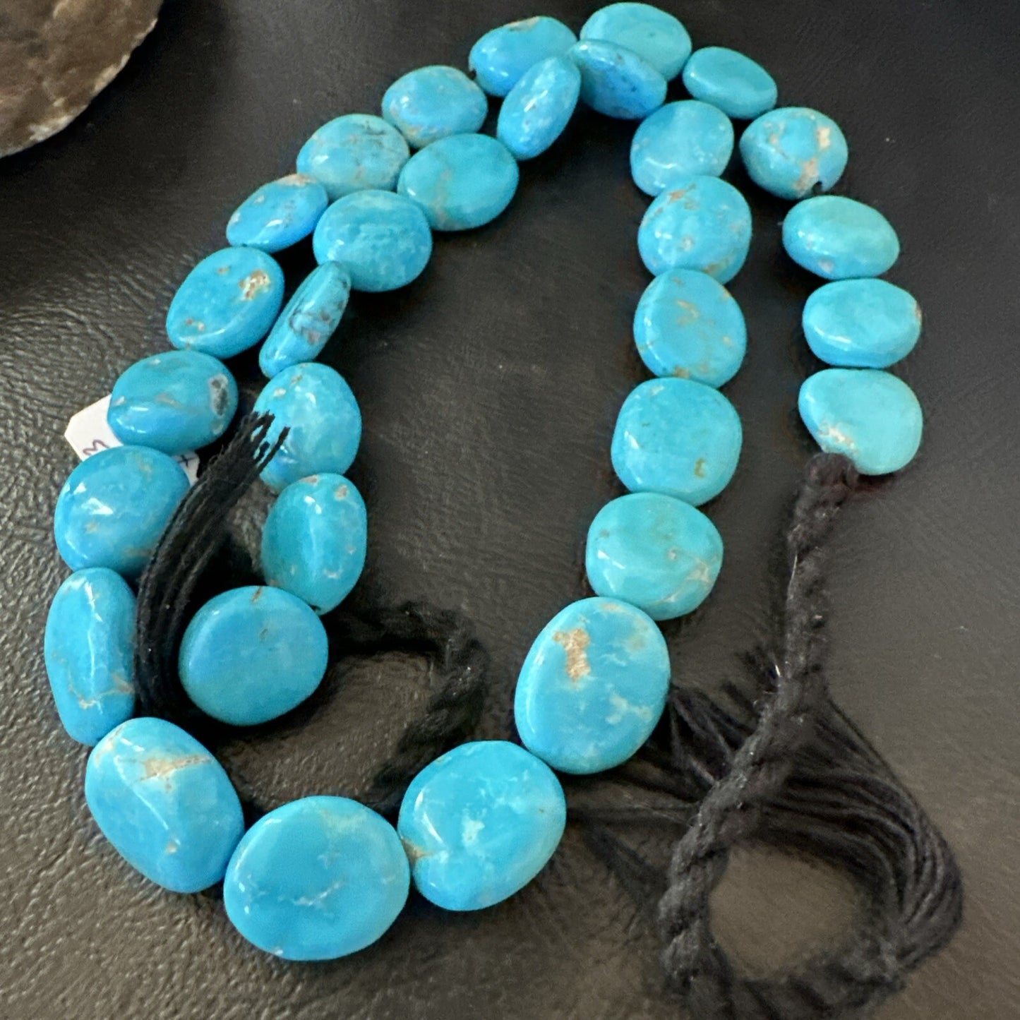 Collectors Authentic Blue Sleeping Beauty Turquoise Beads 18” 18589